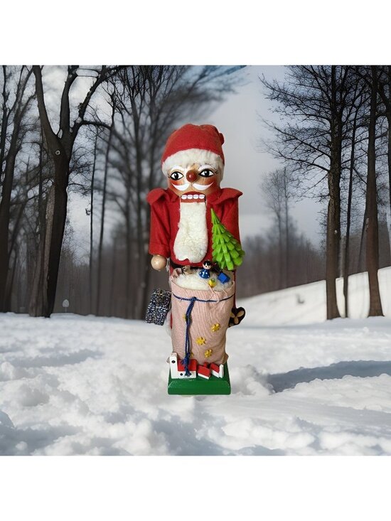 Steinbach Other - Steinbach Nutcracker Santa Claus 14" Tall Christmas Tree Bag Toys Vintage Gifts